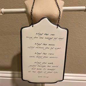 Inspirational Medal Sign Decor 9.5”x6”